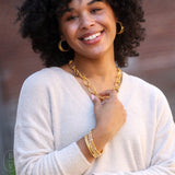 Julie Vos MONACO LINK NECKLACE