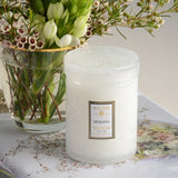 Voluspa EMBOSSED JAR CANDLE Mokara Small