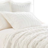 Pine Cone Hill BRUSSELS QUILTED SHAM Ivory