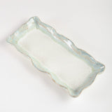 Etta B Pottery APPETIZER TRAY Hydrangea 13