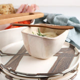 Alex Marshall Studios SQUARE BOWL Stone 4