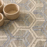 Dash and Albert TALA WOVEN JUTE RUG Blue