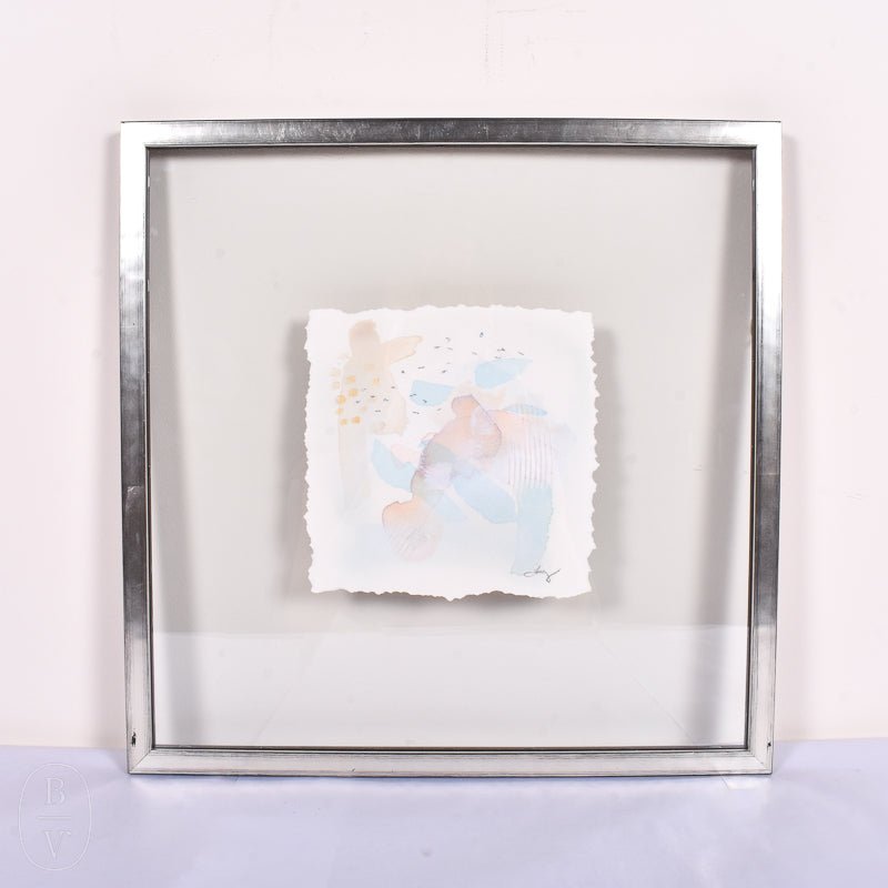 By Lacey FRAMED FLOATED ABSTRACT PAINTING - SERIES 2 NO 6