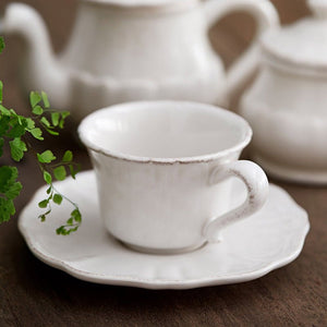 Casafina by Costa Nova IMPRESSIONS TEA CUP WITH SAUCER