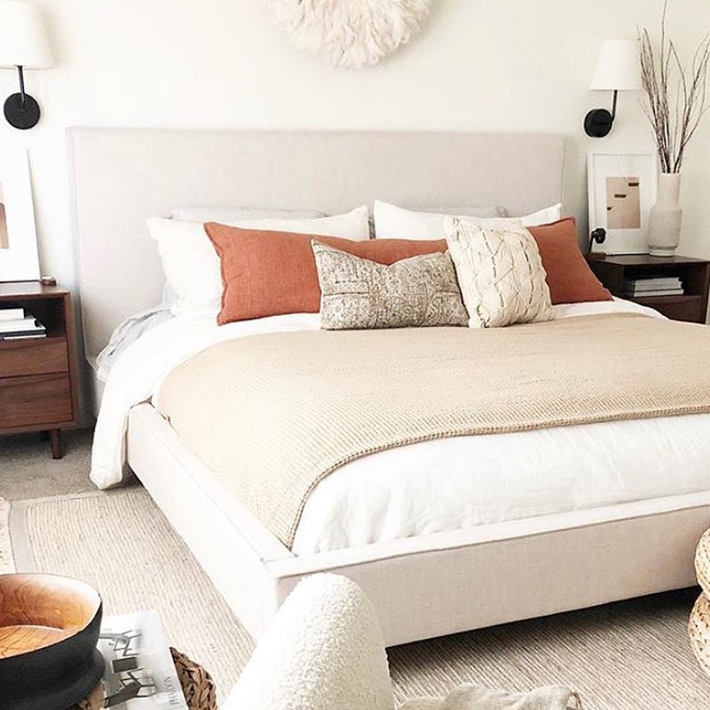 Pom Pom At Home MONTAUK FILLED BODY PILLOW Terra Cotta 18x60