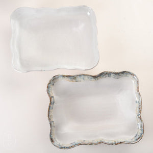 Etta B Pottery DEEP RECTANGLE SERVER DISH