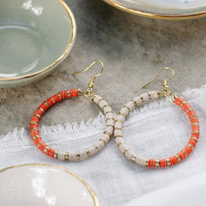Ink and Alloy FONDA HALF AND HALF EARRINGS