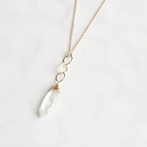 Ellen Hays Jewelry TEARDROP STONE PENDANT N2009G NECKLACE