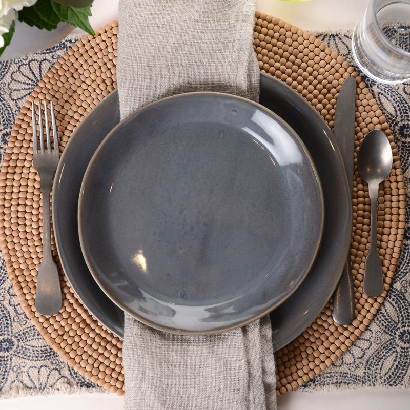 Alex Marshall Studios SLIM ROUND SIDE PLATE Blue Gray