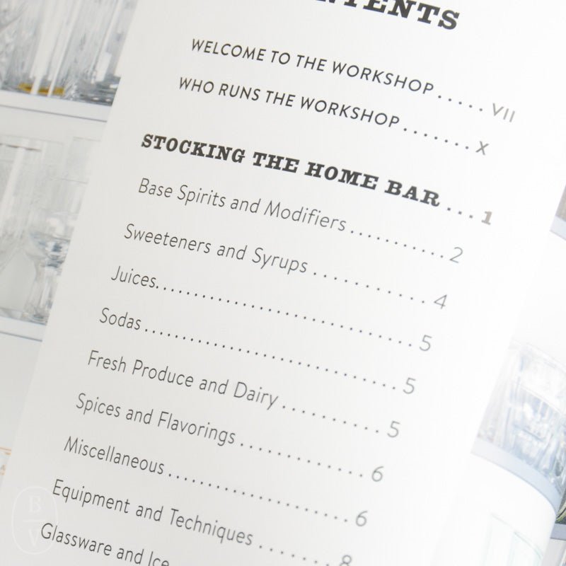 Hachette Book Group COCKTAIL WORKSHOP BOOK