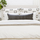 Pom Pom At Home HENDRICK FILLED PILLOW Charcoal 14x40