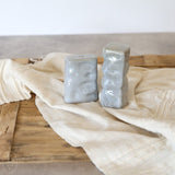 Alex Marshall Studios RECTANGLE RIPPLE SALT SHAKER Speckled Blue