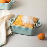 Casafina by Costa Nova RUFFLED SQUARE BAKER Blue