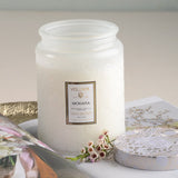 Voluspa EMBOSSED JAR CANDLE Mokara Large