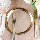 Annieglass ROMAN ANTIQUE SALAD PLATE Gold 8.75