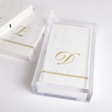 Caspari ACRYLIC GUEST NAPKIN HOLDER Clear