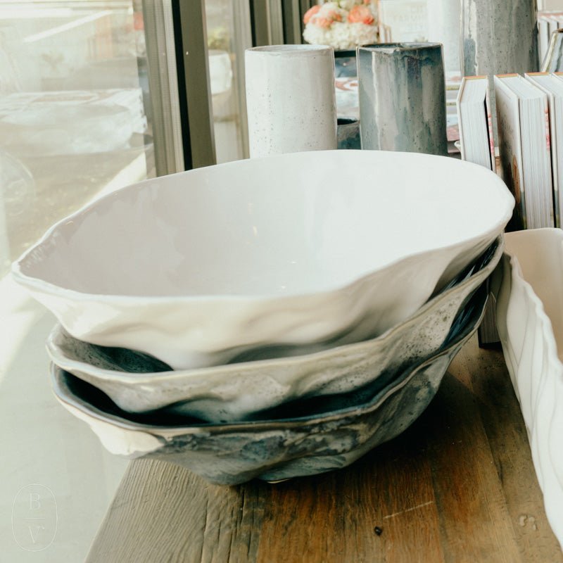 Alex Marshall Studios OVAL RIPPLE BOWL