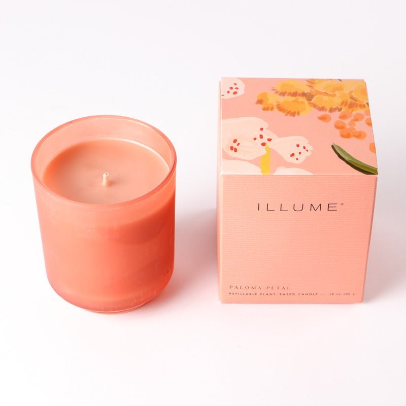 Illume Beautifully Done Baltic Glass Candle, Hidden Lake