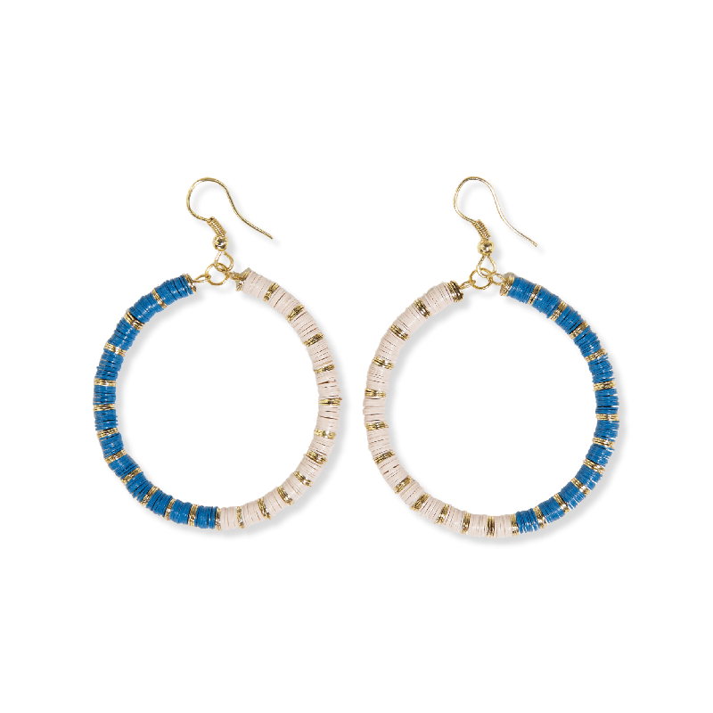 Ink and Alloy FONDA HALF AND HALF EARRINGS Teal