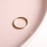 eNewton Design CLASSIC GOLD BAND RING 8