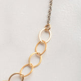 Ellen Hays Jewelry DAINTY RINGS OXIDIZED CHAIN N2053 NECKLACE