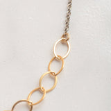 Ellen Hays Jewelry DAINTY RINGS OXIDIZED CHAIN N2053 NECKLACE