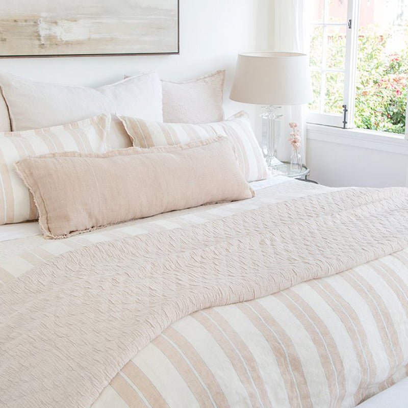 Pom Pom At Home LAUREL FILLED PILLOW Blush 14x40