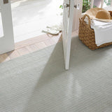 Dash and Albert HERRINGBONE INDOOR/OUTDOOR RUG Light Blue_Ivory