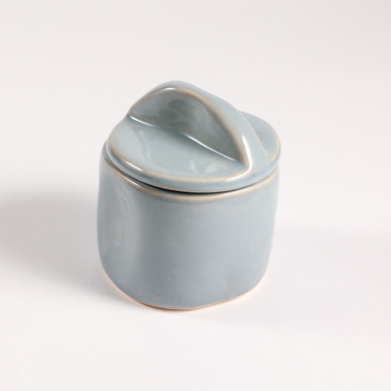 Alex Marshall Studios SUGAR BOWL WITH LID Periwinkle