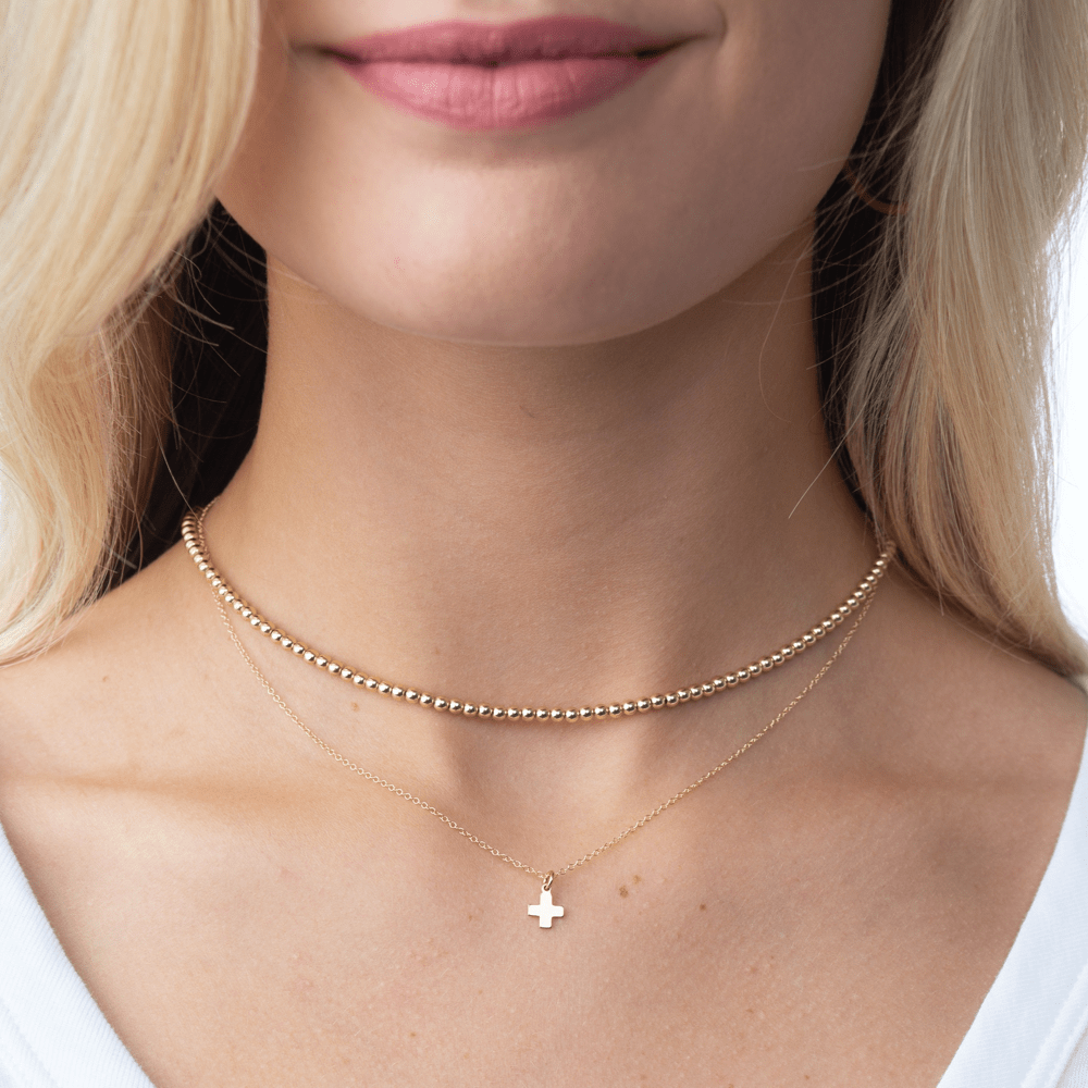eNewton Design CLASSIC BEAD CHOKER NECKLACE