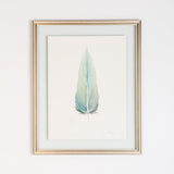 By Lacey MEDIUM FLOATED FRAMED FEATHER PAINTING - SERIES 10 NO 4