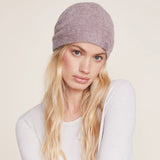 Barefoot Dreams COZYCHIC LITE PINCHED STRIPE BEANIE Deep Taupe