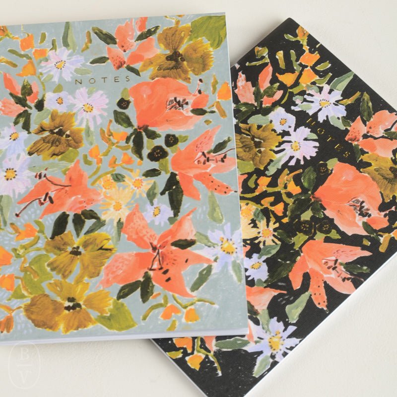 Seedlings NOTEBOOK SET Vintage Floral