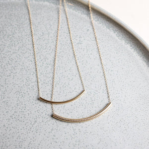 eNewton Design BLISS BAR NECKLACE