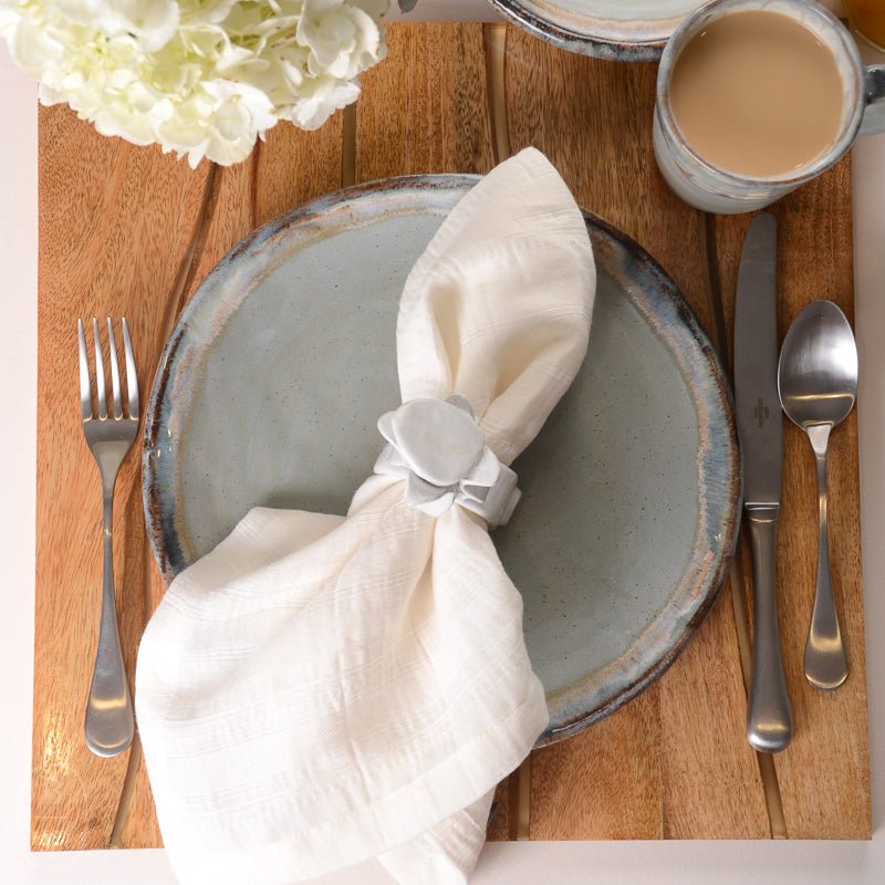 Casafina by Costa Nova CASCATA NAPKIN Fog