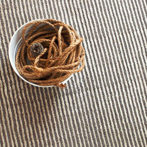 Dash and Albert CUT STRIPE HAND KNOTTED WOOL RUG