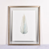 By Lacey MEDIUM FLOATED FRAMED FEATHER PAINTING - SERIES 11 NO 2