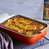 Le Creuset HERITAGE RECTANGULAR DISH Flame 4 QT