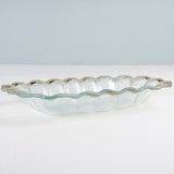 Annieglass RUFFLE RECTANGULAR BOWL