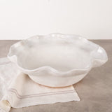 Etta B Pottery LARGE FRUIT BOWL Simply White