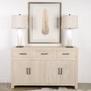 Clubcu RECLAIMED ELM BUFFET WITH BLACK HARDWARE