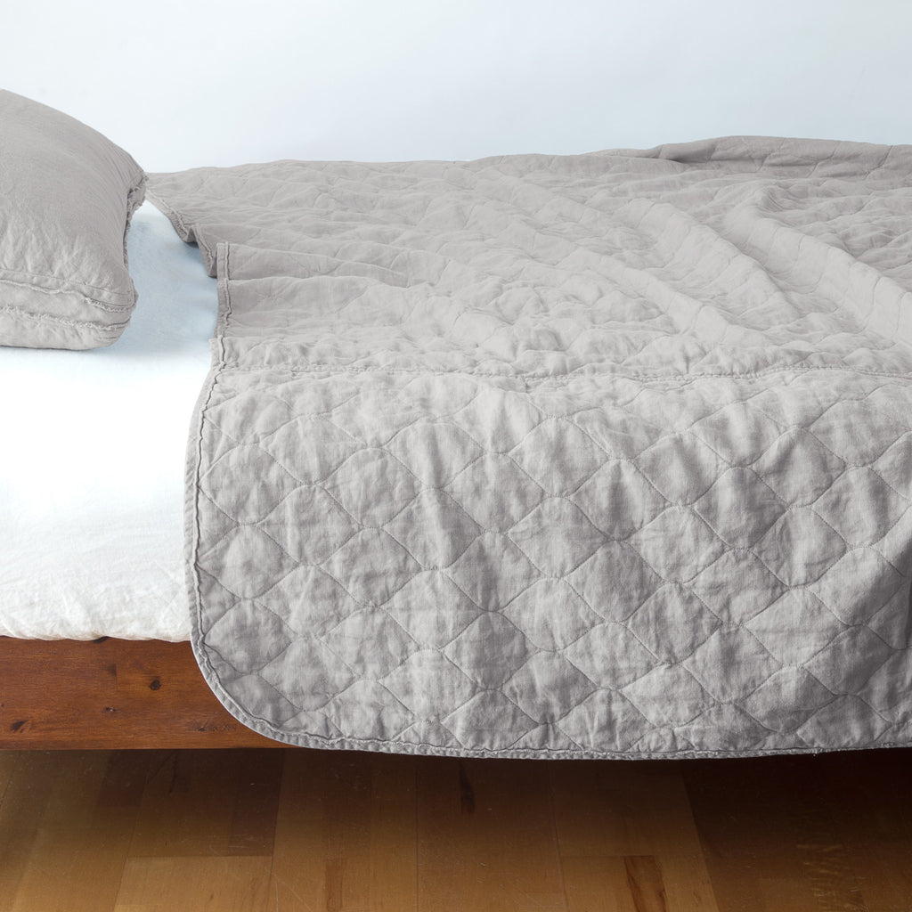 Bella Notte Linens AUSTIN COVERLET Fog