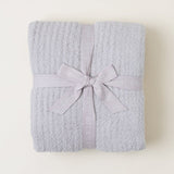 Barefoot Dreams COZYCHIC RIBBED THROW BLANKET Silver