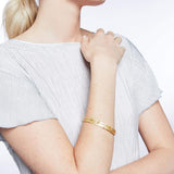 Julie Vos CRESCENT BANGLE BRACELET