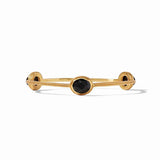 Julie Vos CALYPSO BANGLE BRACELET Obsidian Black