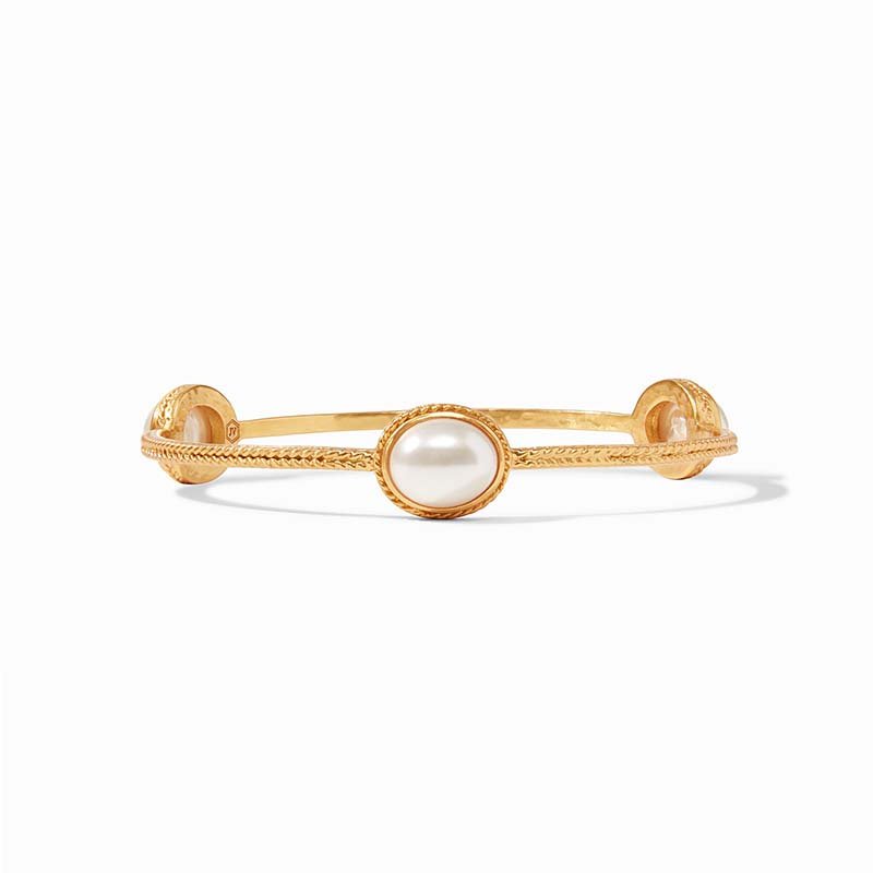 Julie Vos CALYPSO BANGLE BRACELET Pearl