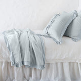 Bella Notte Linens DELPHINE THROW BLANKET Cloud