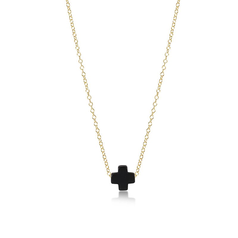 eNewton Design SIGNATURE CROSS NECKLACE