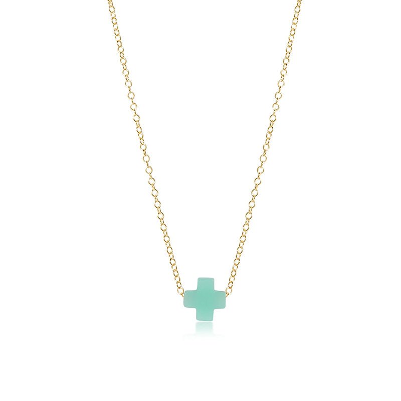 eNewton Design SIGNATURE CROSS NECKLACE Mint 16