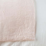 Bella Notte Linens INES THROW BLANKET Pearl Bed End_52x95